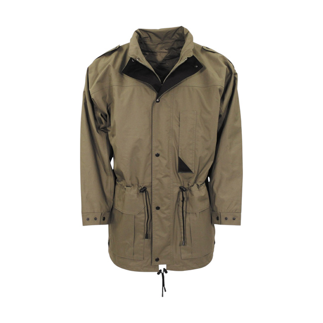 PARKA WITH QUILTED LINING - VT - DUTCH ARMY MILITARY SURPLUS - GREEN OD - USED