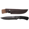 Knife, "Tiger",leather sheath, layer plastik handle