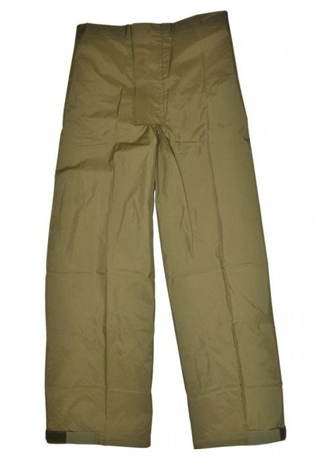 DANISH WET WEATHER PANTS - OLIVE DRAB - MILITARY SURPLUS - USED