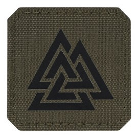 PATCH VALKNUT LASER CUT - RANGER GREEN/BLACK - M-TAC