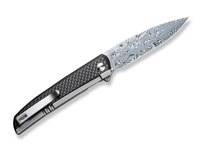 POCKET KNIFE - SAVANT DAMASCUS CF - GRAY