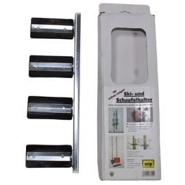 Ski and Shovel holder, "Wip", individual adjustable