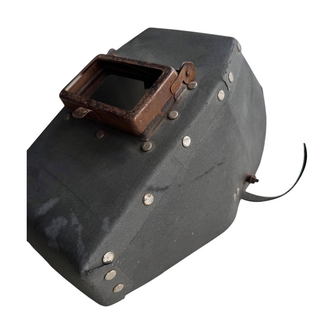 HEAD WELDING MASK - ROMANIAN ARMY MILITARY SURPLUS - IN GOOD CONDITION