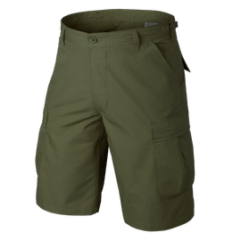 BDU SHORTS - POLYCOTTON RIPSTOP - Helikon-Tex® - OLIVE GREEN