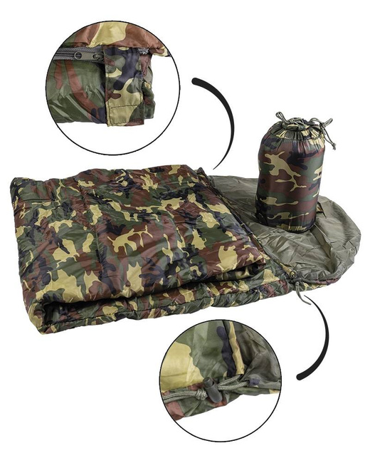 COMMANDO SLEEPING BAG - WOODLAND