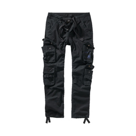 Pure Slim Fit Cargo Trousers for Men - Black - Brandit