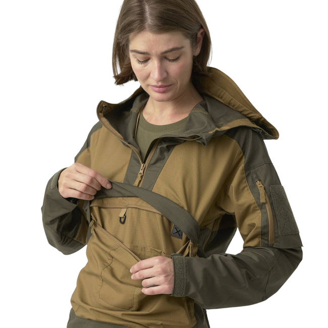 Unisex Tracer Anorak Jacket - Polycotton Stretch Ripstop - Duck Hunter Camo - Helikon Tex