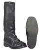 German Black Leather Police Riding Boots Used