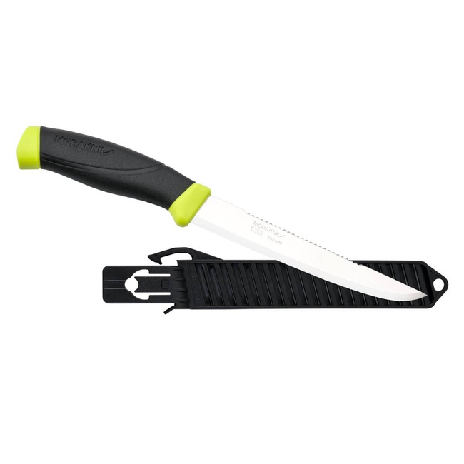 FISHING KNIFE - "COMFORT SCALER 150" - MORAKNIV® - BLACK/LIME