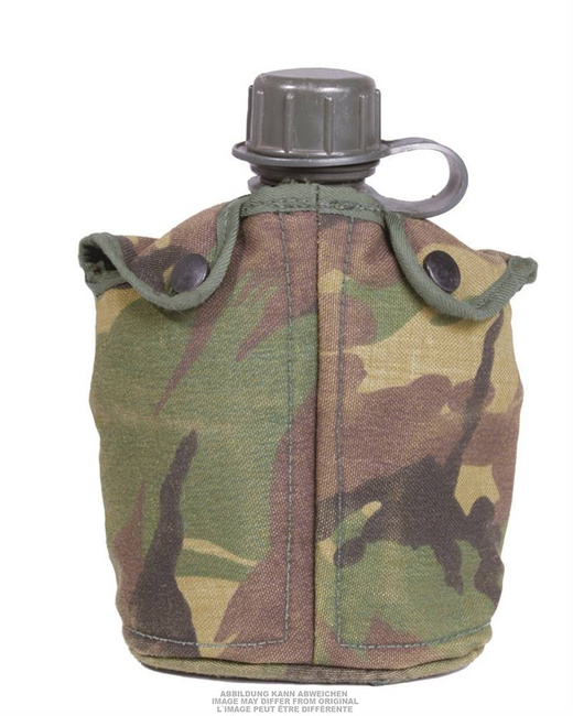 DUTCH CANTEEN - WITH CAP AND COVER - CAMO - USED