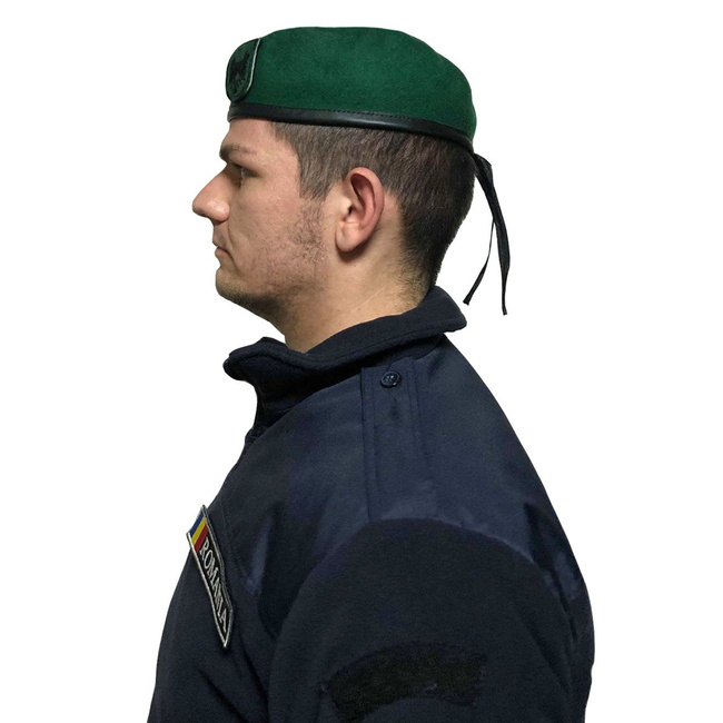 Beret with velcro Insignia - Green