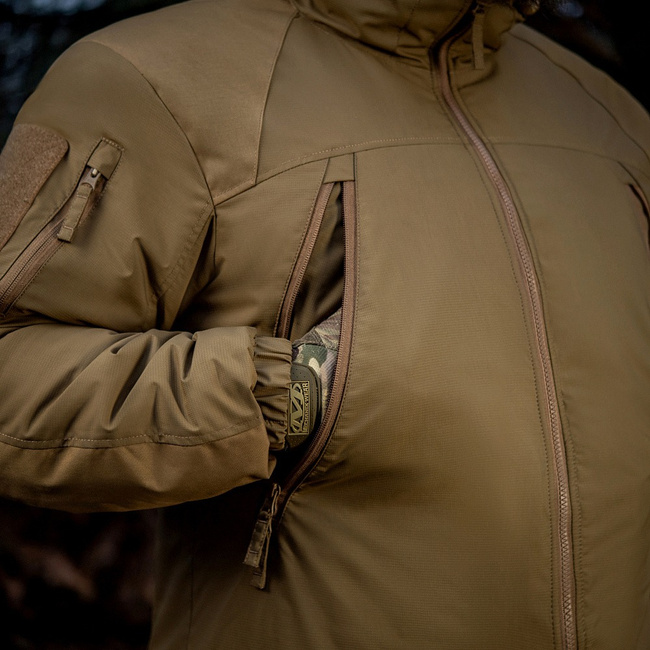Winter Jacket for Temperatures Down to -20 Degrees Celsius - Alpha Gen.III Pro Primaloft - Coyote - M-Tac
